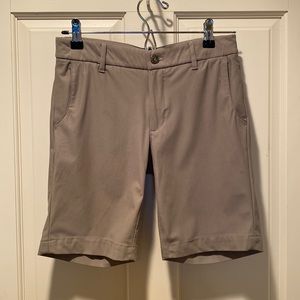 Boys Johnnie-O Prep-Formance Khaki Shorts, Size 12
